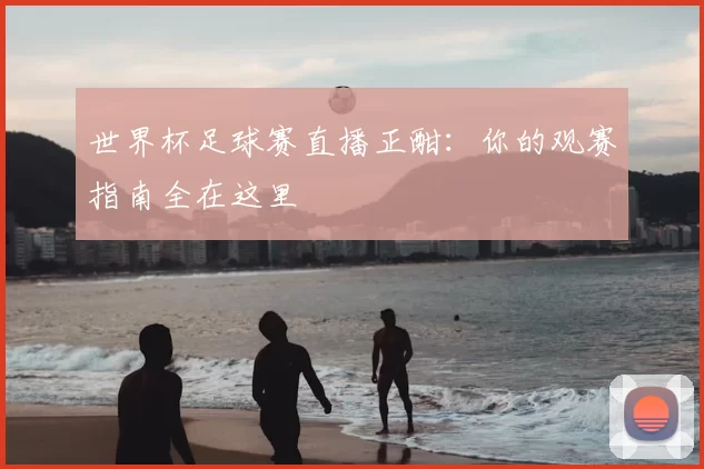 世界杯足球赛直播正酣：你的观赛指南全在这里