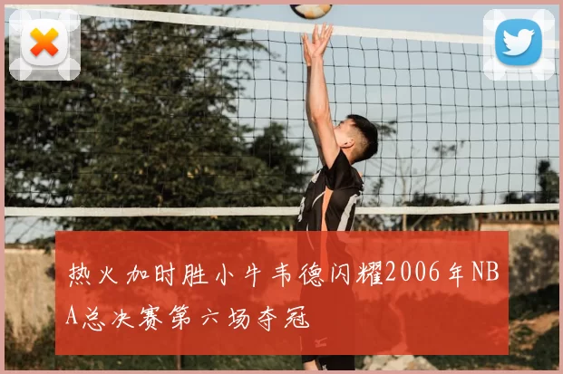热火加时胜小牛韦德闪耀2006年NBA总决赛第六场夺冠