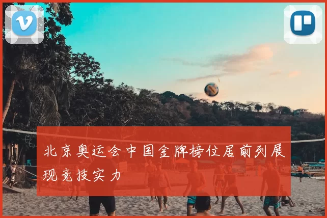 北京奥运会中国金牌榜位居前列展现竞技实力